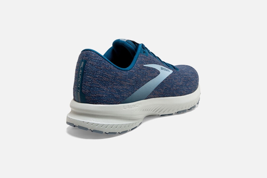 Launch 7 Road Brooks Running Shoes NZ Mens - Blue - IVXYJS-148